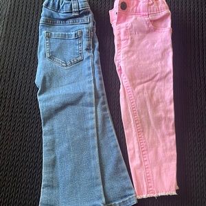 2pc Jean lot - sz 2T